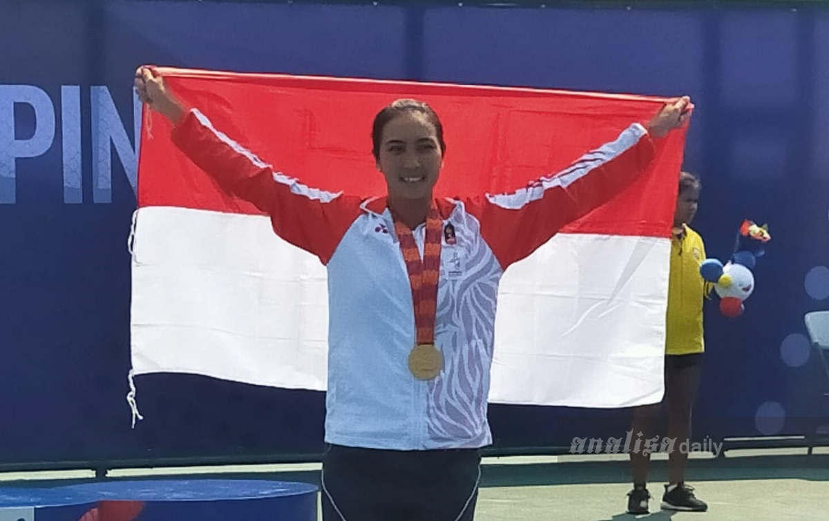 Aldila Raih Emas Pembuka di Cabang Tenis