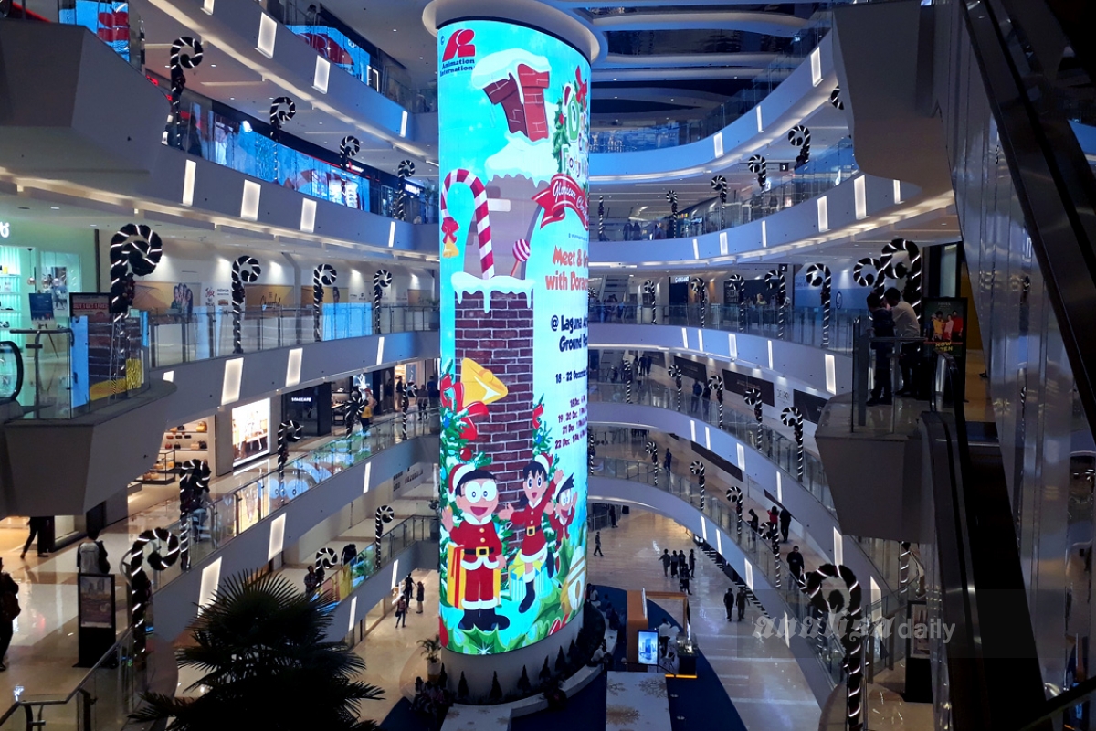 Delipark Mall Medan Dilengkapi Panaromic LED Setinggi 25 Meter