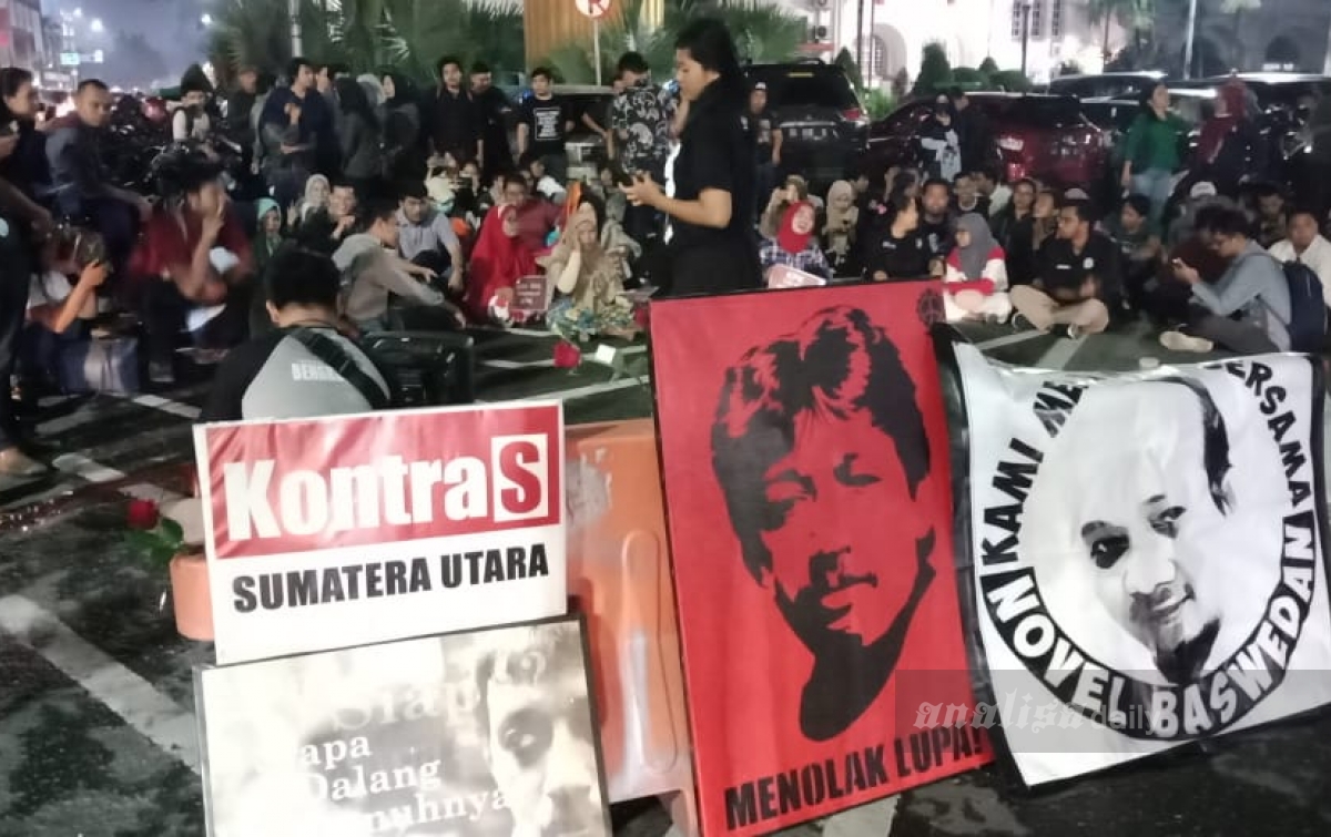 Pegiat HAM dan Anti Korupsi di Medan Gelar Refleksi
