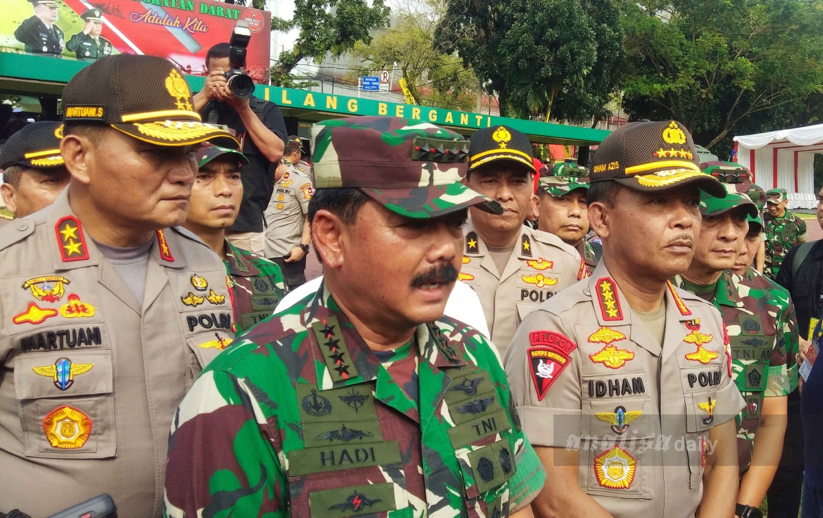 Pusat Apel Pasukan di Medan, Panglima: Ingin Bersilaturahmi