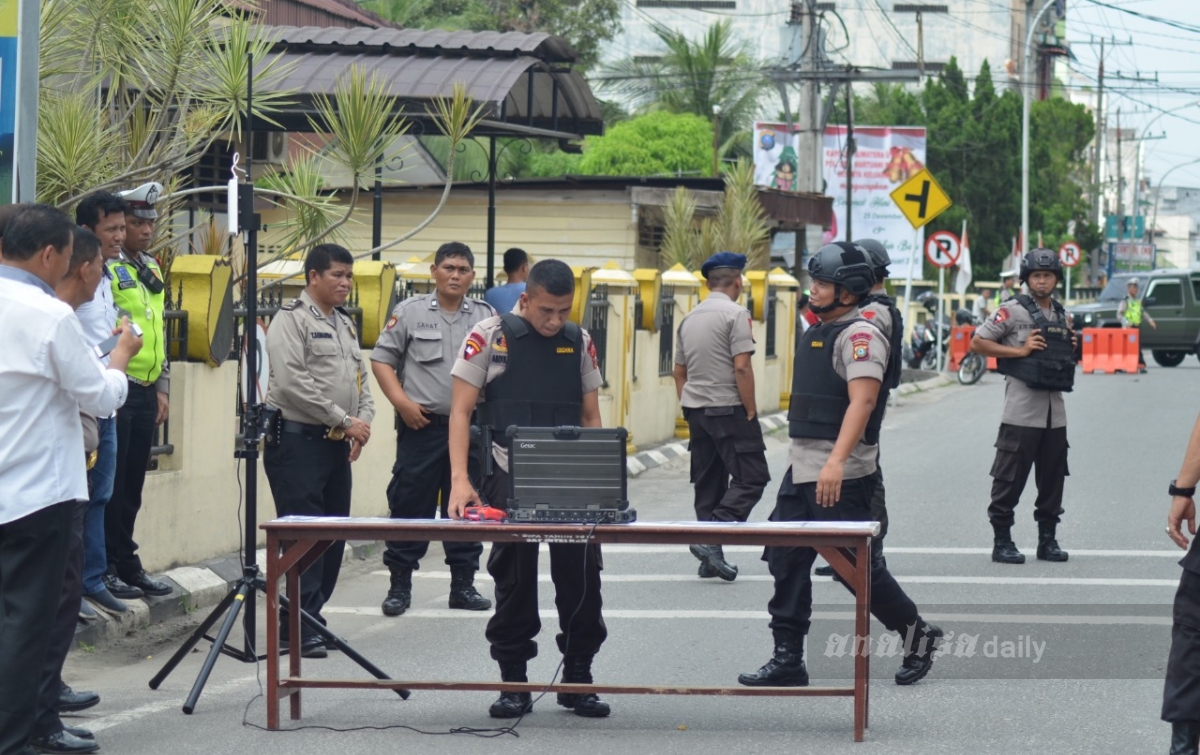 Diduga Berisi Bom, Ransel Dekat Mapolres Tebing Tinggi Buat Warga Panik