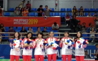Tim Takraw Putri Tambah Perolehan Medali Indonesia