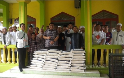 Komunitas Gerakan Infak Beras Medan Salurkan Bantuan