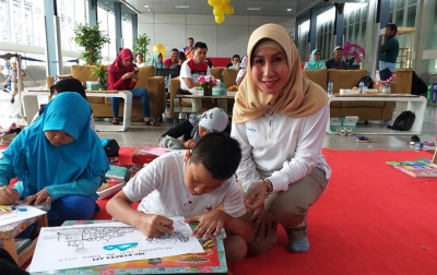 Sambut Hari Ibu, PIKKA KAI Divre I Sumut Gelar Lomba Mewarnai