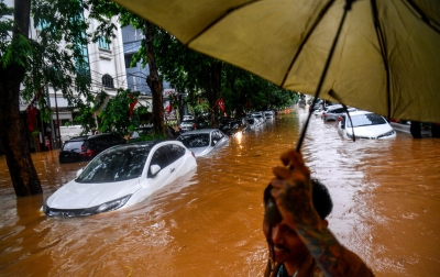 Foto: Banjir Jakarta di Tahun Baru 2020