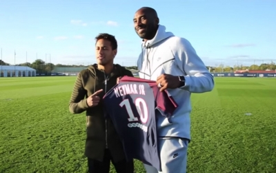 Selebrasi Penghormatan Neymar Untuk Kobe Bryant