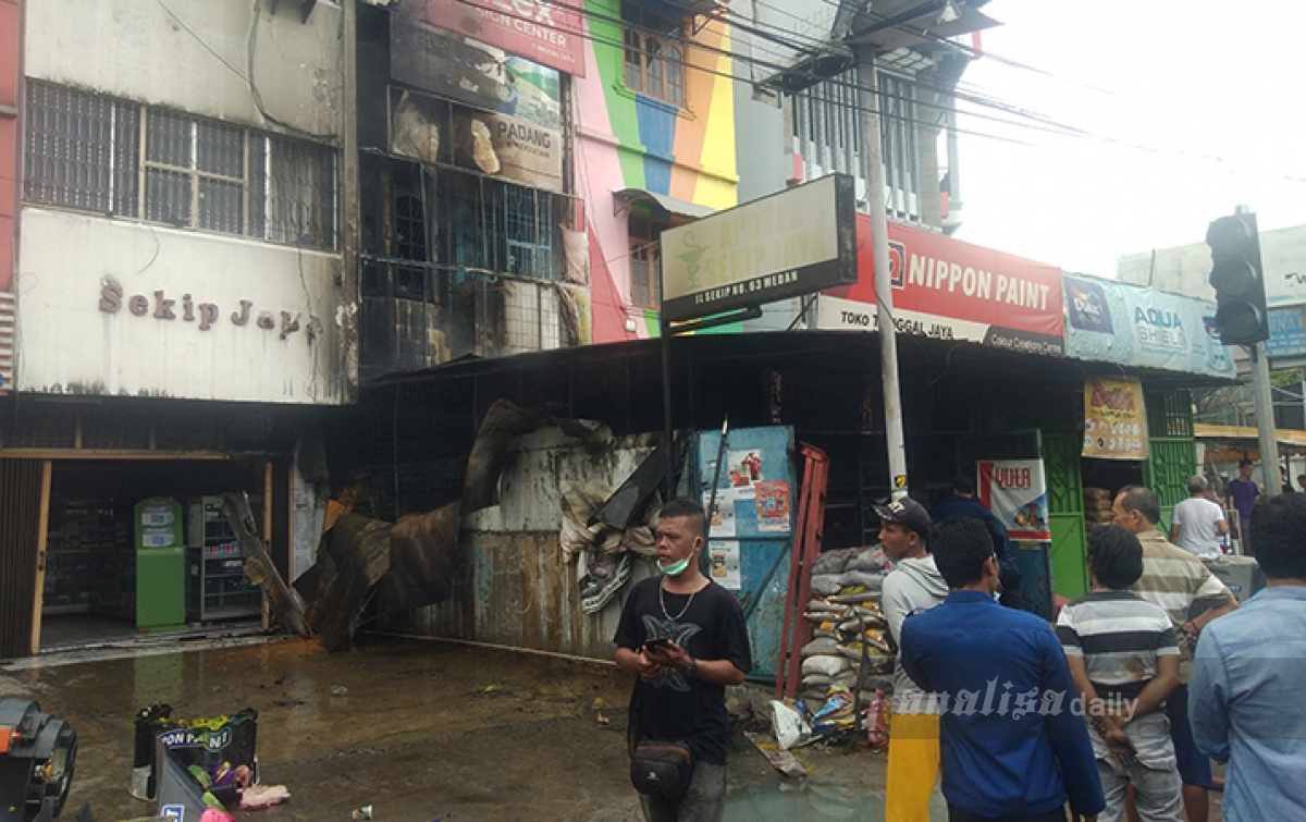 Korban Kebakaran Ruko Di Jalan Sekip 3 Orang Luka Bakar Medan 3803