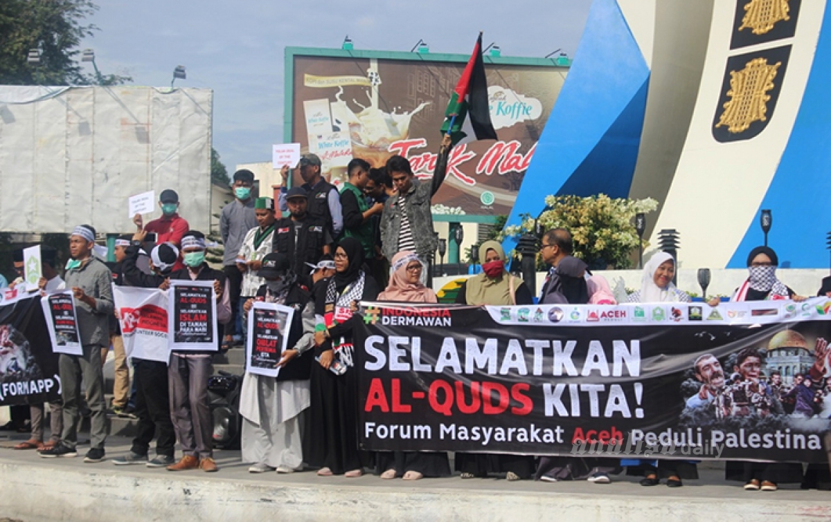 Masyarakat Aceh Gelar Aksi Selamatkan Al-Quds