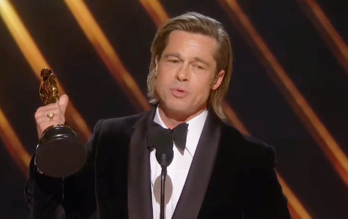 Raih Oscar Pertama, Brad Pitt: Ini untuk Anak-anak Saya