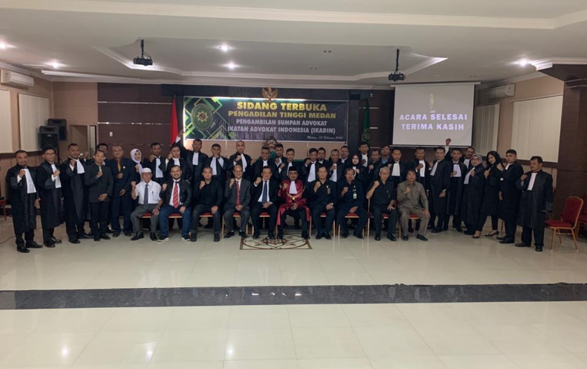 29 Advokat Ikadin Sumut Diambil Sumpah