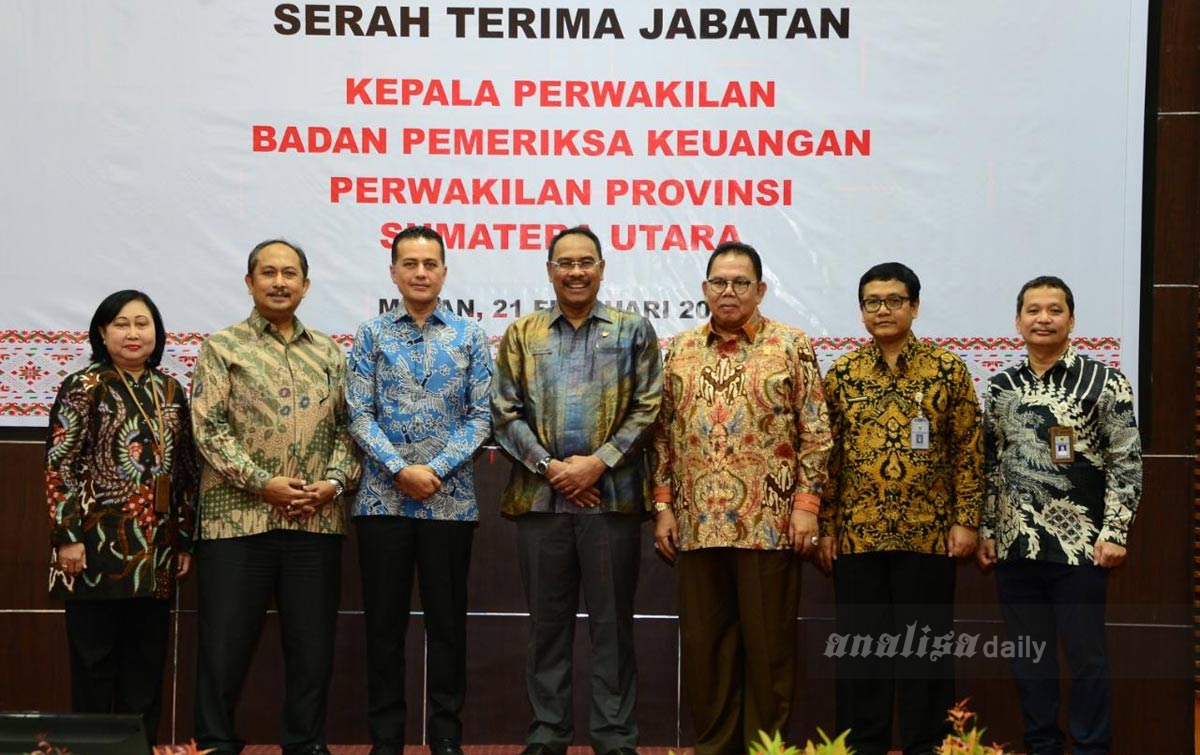 Sertijab Kepala Perwakilan BPK Perwakilan Provinsi Sumatera Utara