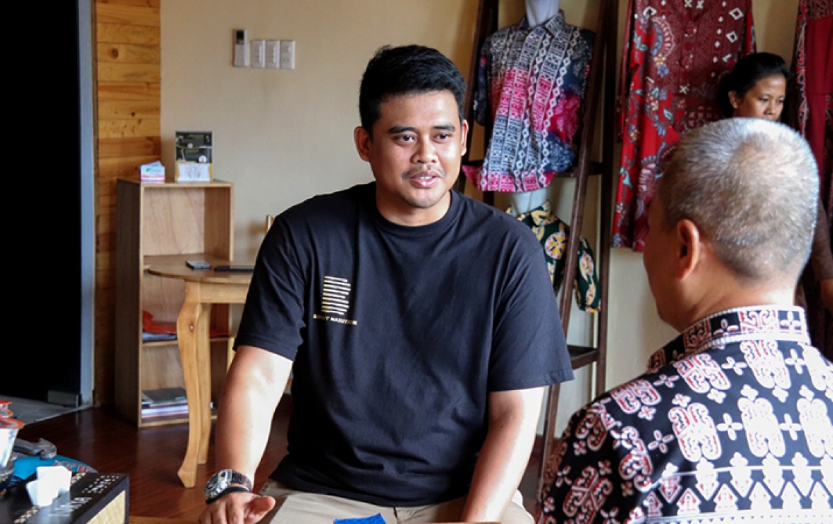 Bobby Nasution Serap Aspirasi Perajin Batik Kota Medan