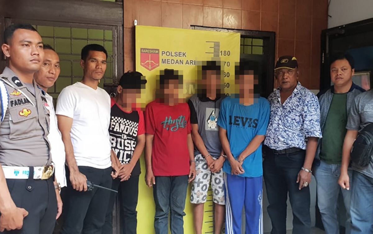 Komplotan Curanmor Ditangkap Polisi saat Sedang Berjudi