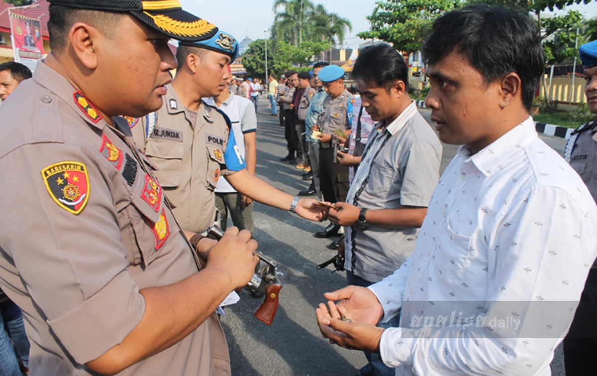 Senpi Dinas Personel Polresta Deliserdang Dicek dan Diperiksa