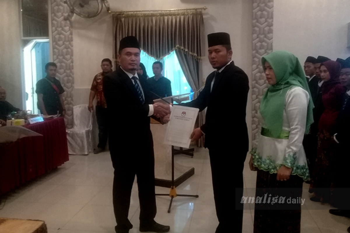 KPUD Asahan Lantik 125 Panitia Pemilihan Kecamatan