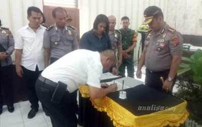 Polres Batubara Canangkan Wilayah Bebas Korupsi