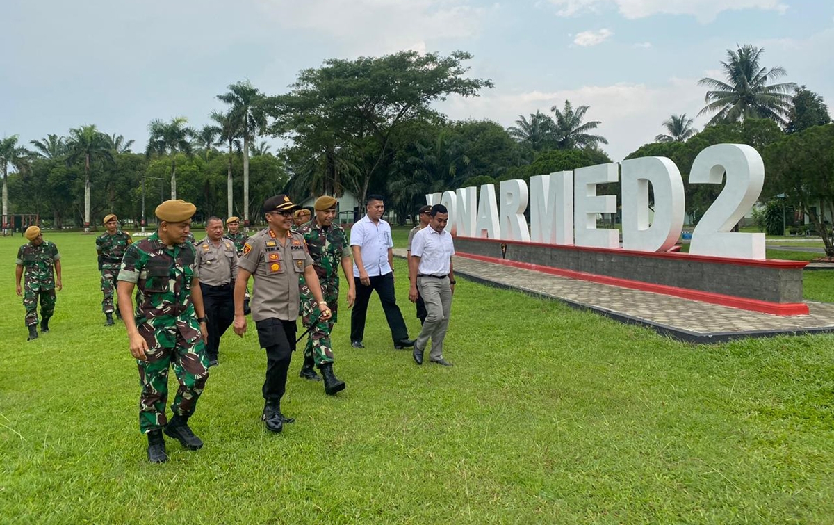 Kapolresta Deliserdang Silaturahmi ke Danyon Armed 2/105