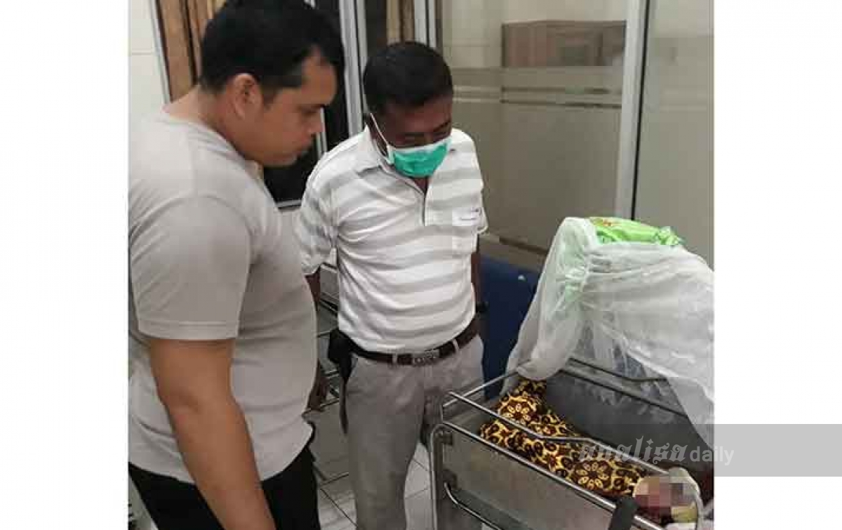 Bayi dalam Plastik Ditemukan di Sekitar Masjid PTPN II Tanjung Morawa