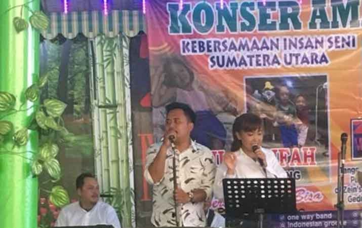 Relawan Bobby Nasution Ikuti Galang Dana Untuk Shakila