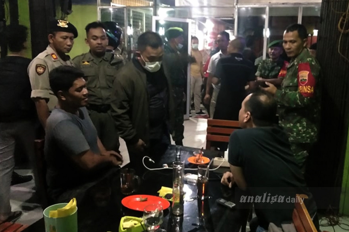 Antisipasi Penyebaran Corona COVID-19, Polres Langkat Patroli Gabungan