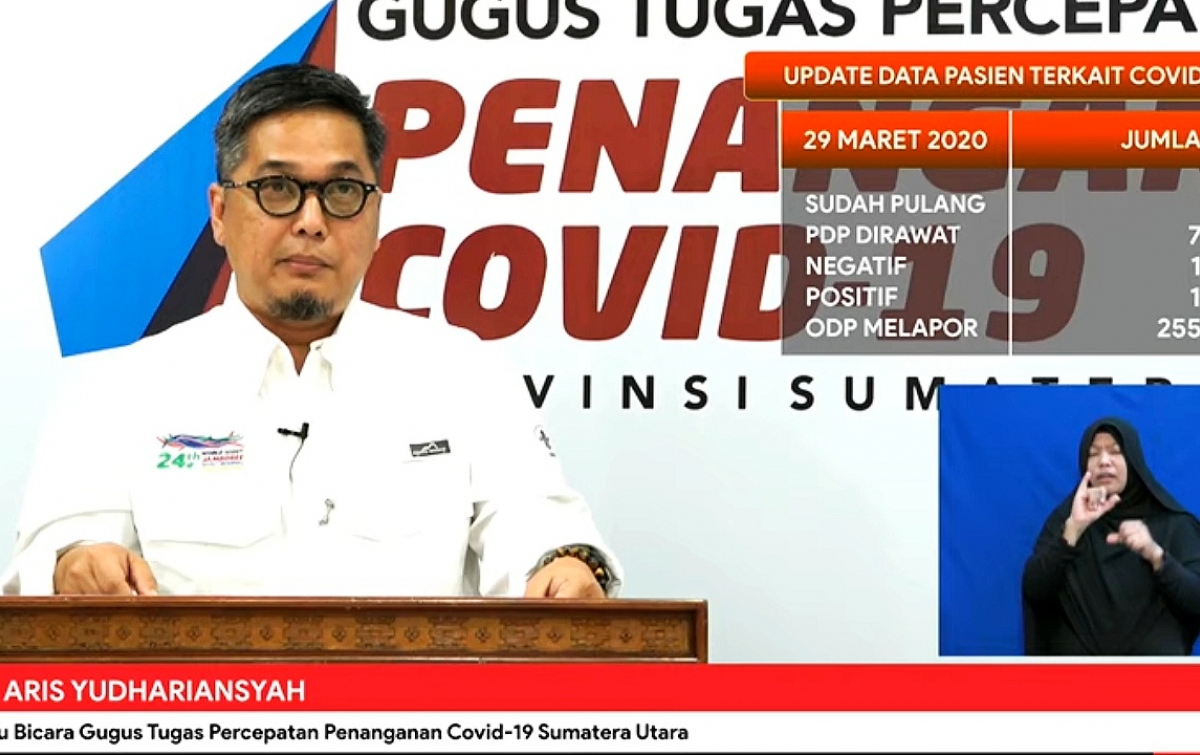 Jumlah Orang Dalam Pemantauan di Sumut Turun Drastis