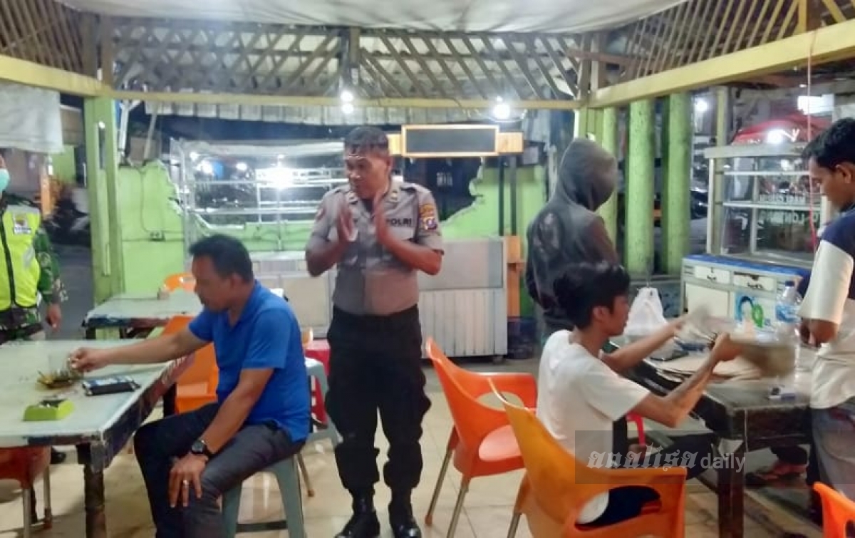 Polsek Batang Kuis Edukasi Masyarakat Terkait Bahaya COVID-19