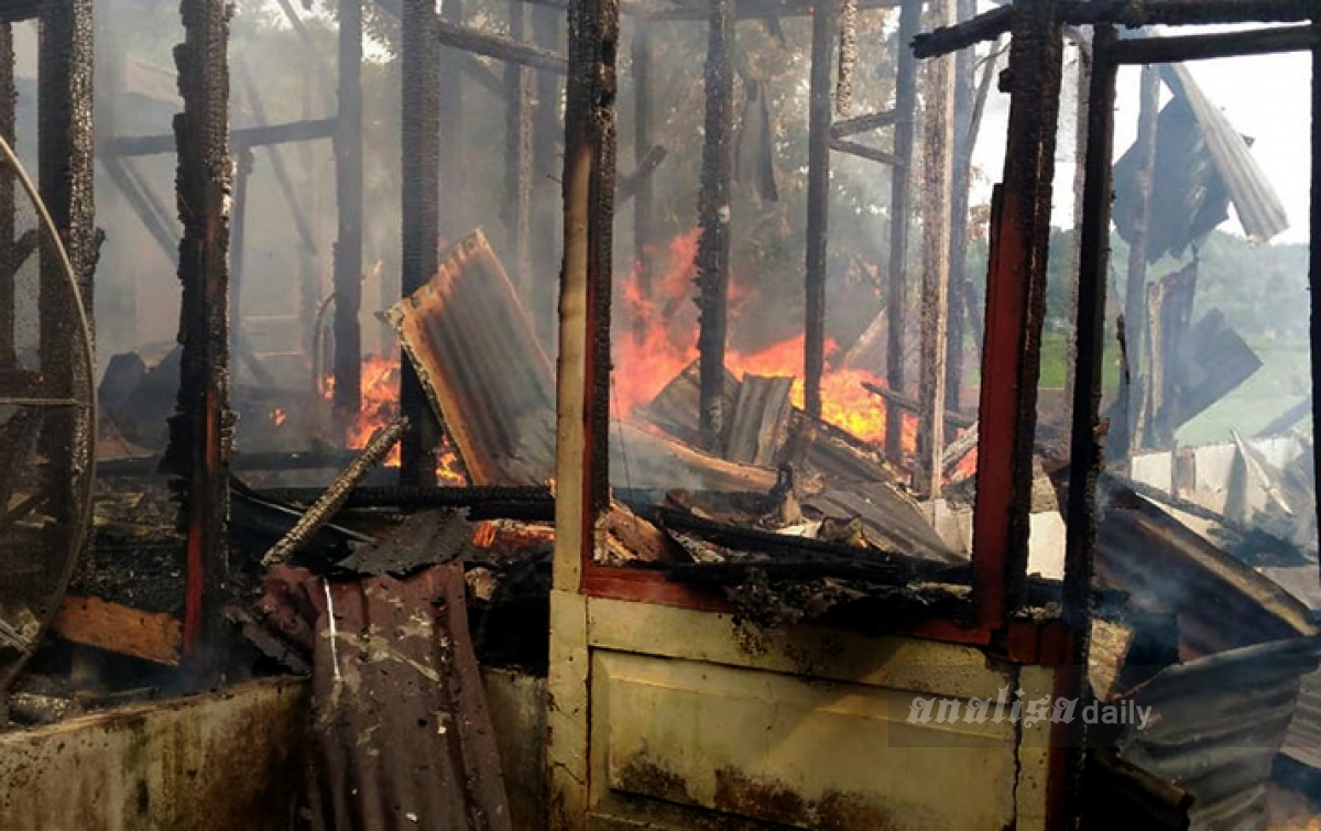 Permintaan Ditolak, Seorang Pria di Tarutung Bakar Rumah