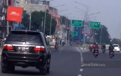 Kondisi Lalu Lintas Terpantau Ramai Lancar