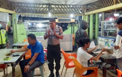 Polsek Batang Kuis Edukasi Masyarakat Terkait Bahaya COVID-19