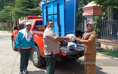 Dispora Langkat Kirimkan Peralatan Olahraga ke Karantina Warga