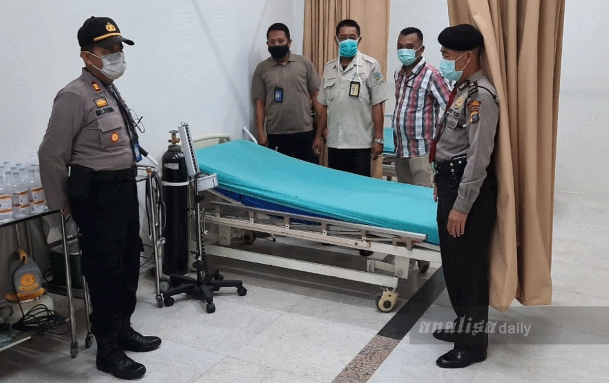 Polsek Beringin Cek Kesiapan KKP di Bandara Kualanamu
