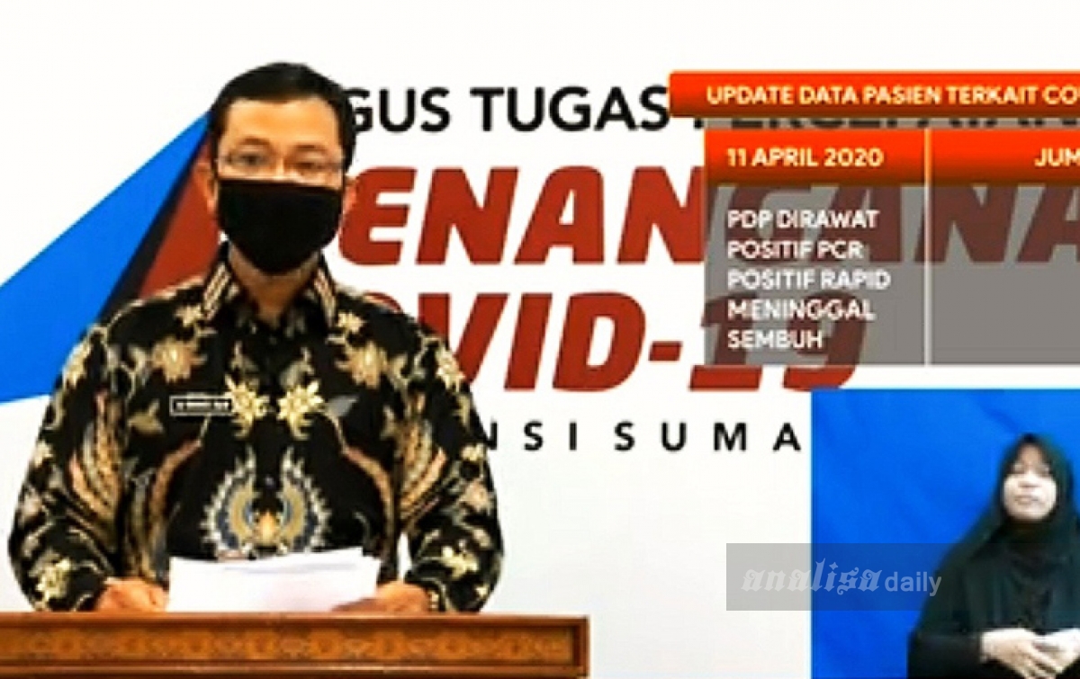 Update COVID-19 di Sumut: Kasus Positif Berjumlah 90