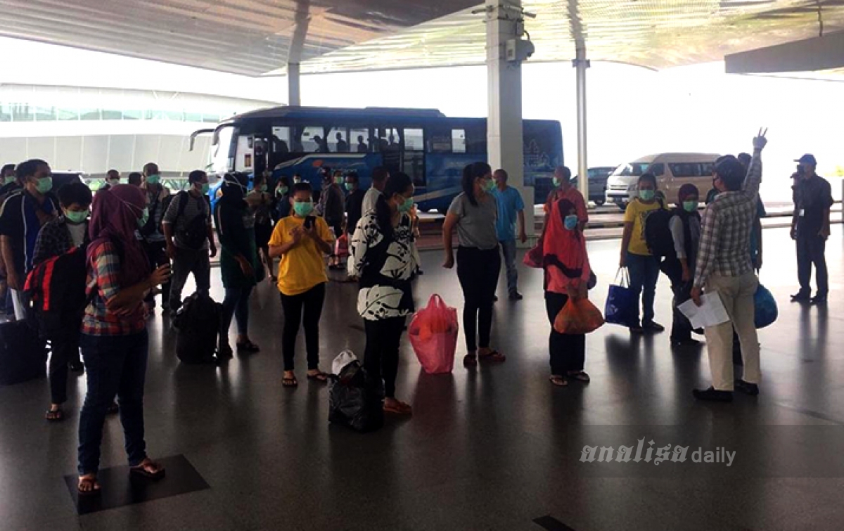 Lagi, 42 TKI Diisolasi di Medan Dipulangkan ke Daerah Asal
