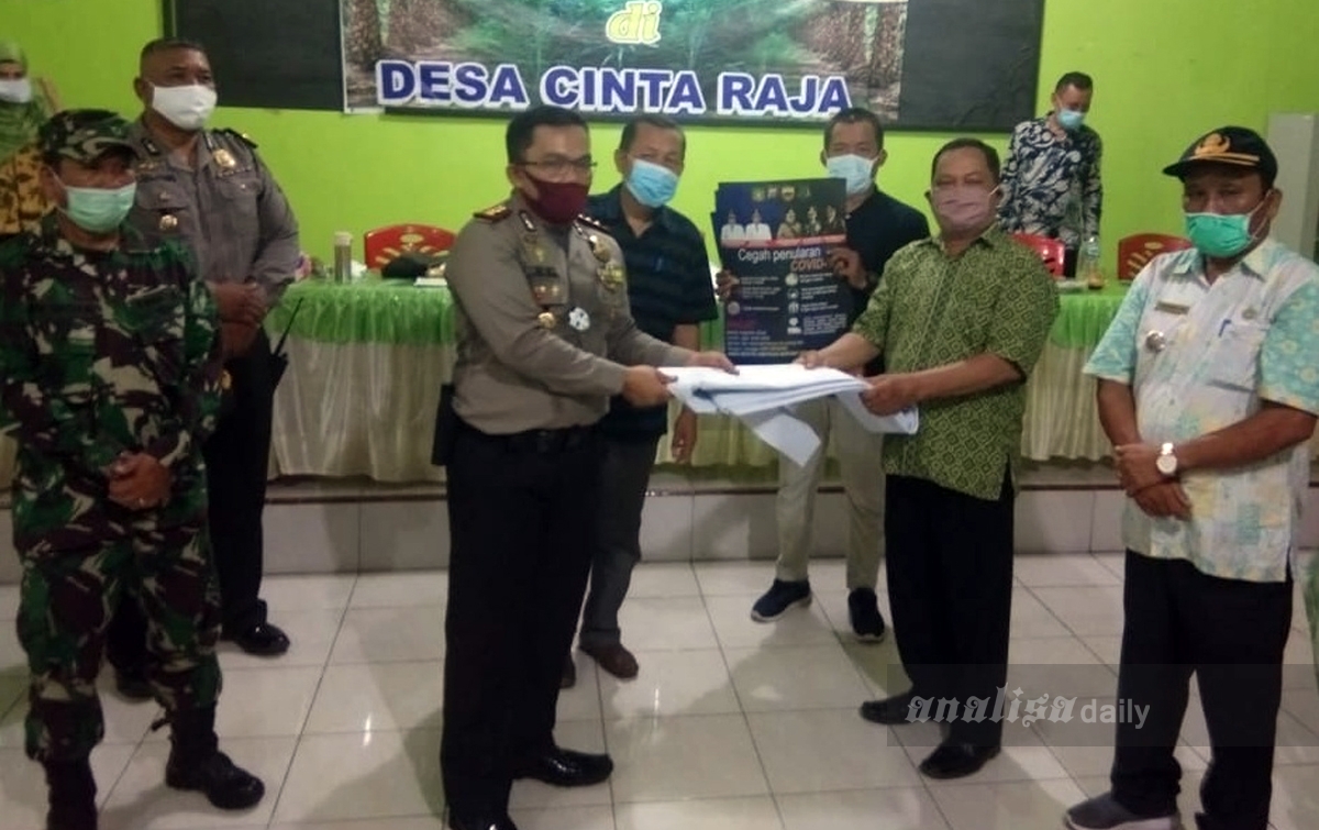 Kapolres Langkat Ajak Kades dan Lurah Dirikan Posko COVID-19