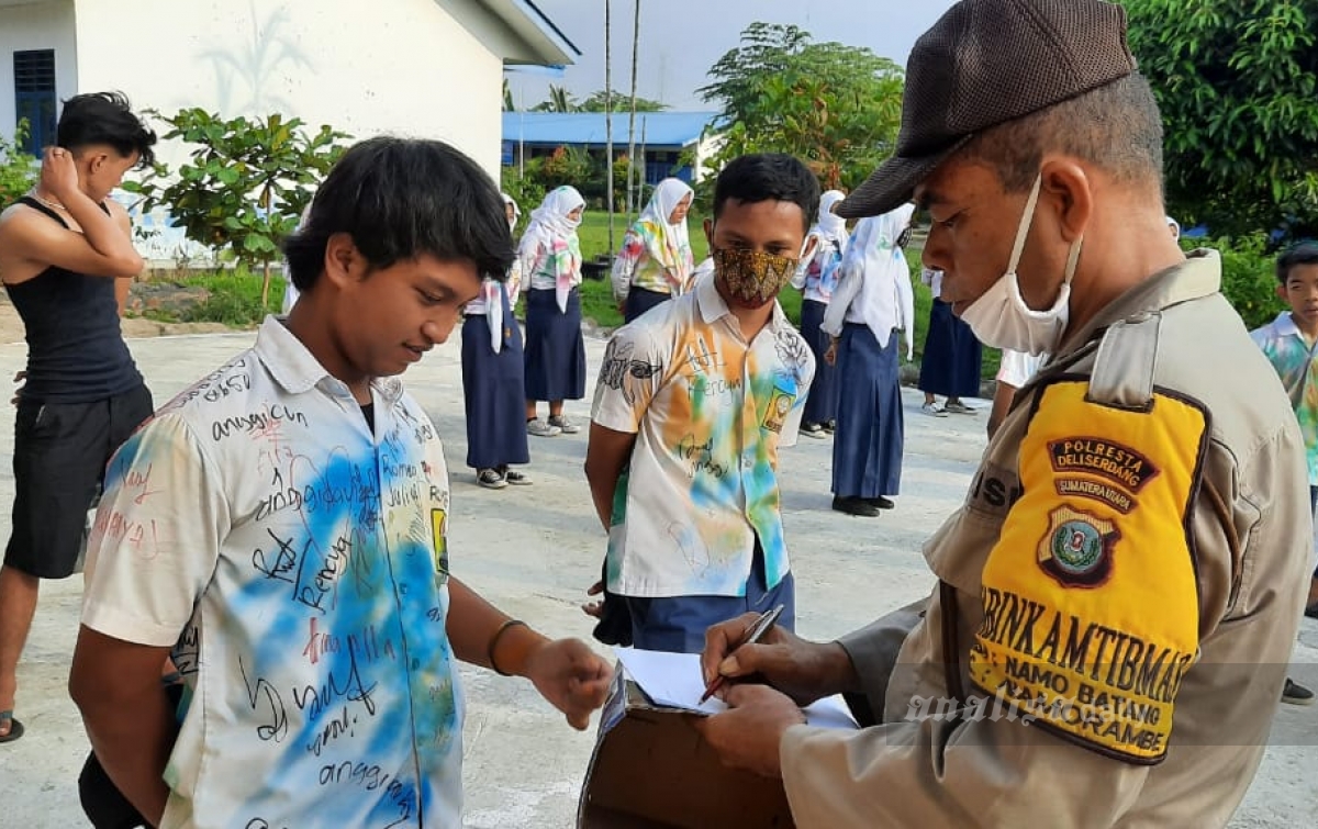 Konvoi di Tengah Pandemi COVID-19, Puluhan Pelajar Diamankan Polisi