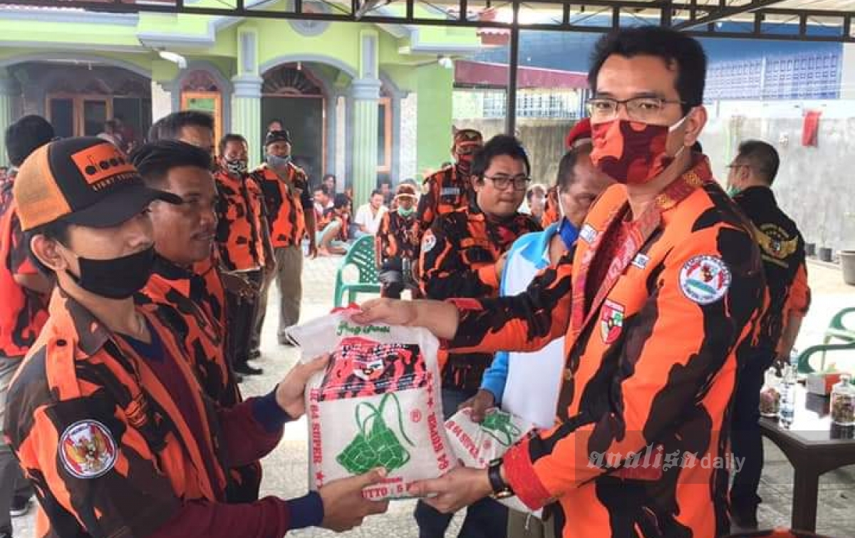 Peduli Kader Terdampak COVID-19, PP Deliserdang Salurkan Paket Sembako