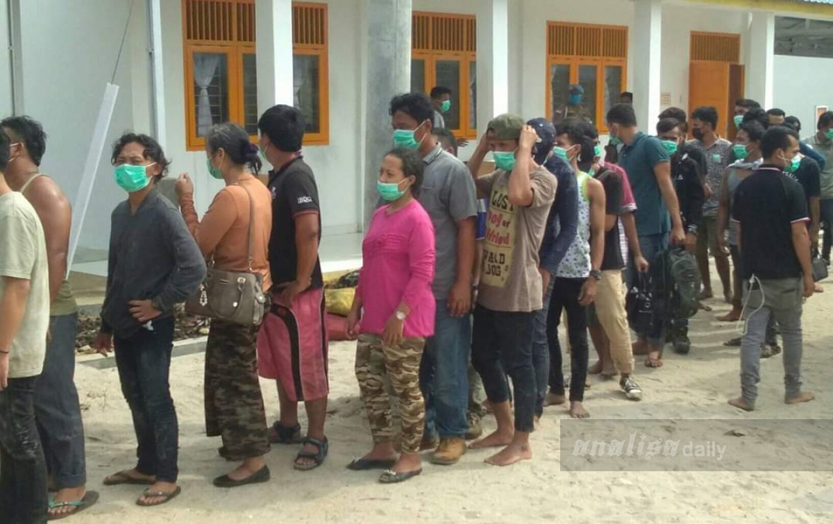 Sebanyak 94 TKI dari Malaysia Masuk ke Batubara