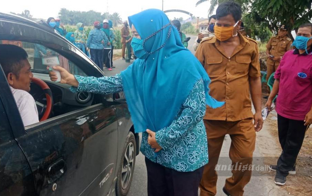 Kartini Desa Durian Cegah Virus Corona