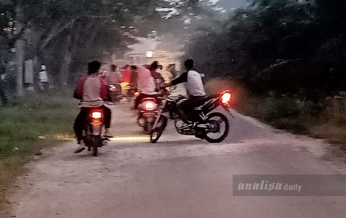 Patroli Asmara Subuh, Polres Sergai Bubarkan Kerumunan Massa