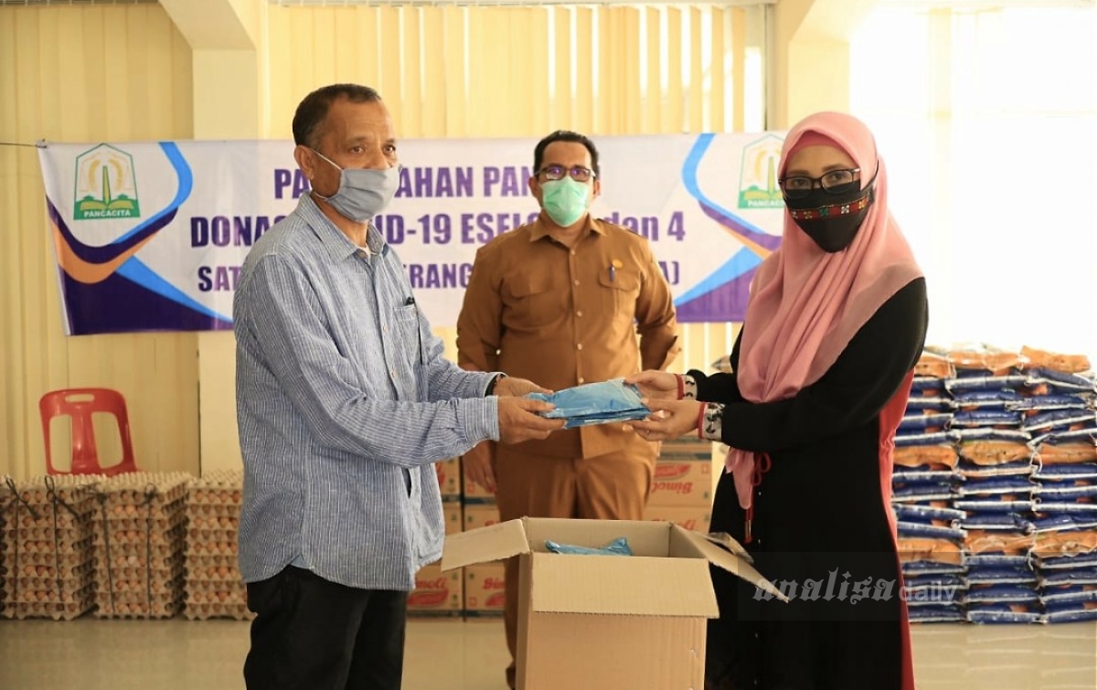 Bantuan Sembako Untuk Mahasiswa Asing dan Luar Daerah di Aceh