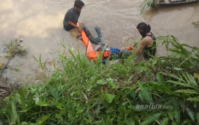 Seorang Pelajar Ditemukan Meninggal Setelah Hanyut di Sungai Barumun