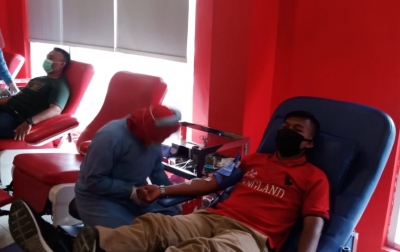 Medan Jurnalis Club Bantu Ketersediaan Darah di Tengah Pandemi COVID-19