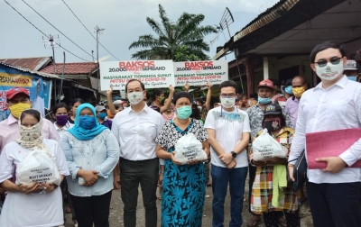 MITSU Gelar Baksos Covid-19,  Bagikan Paket Sembako