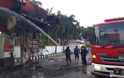 SPBU di Tanjung Mulia Terbakar, Tidak Ada Korban Jiwa