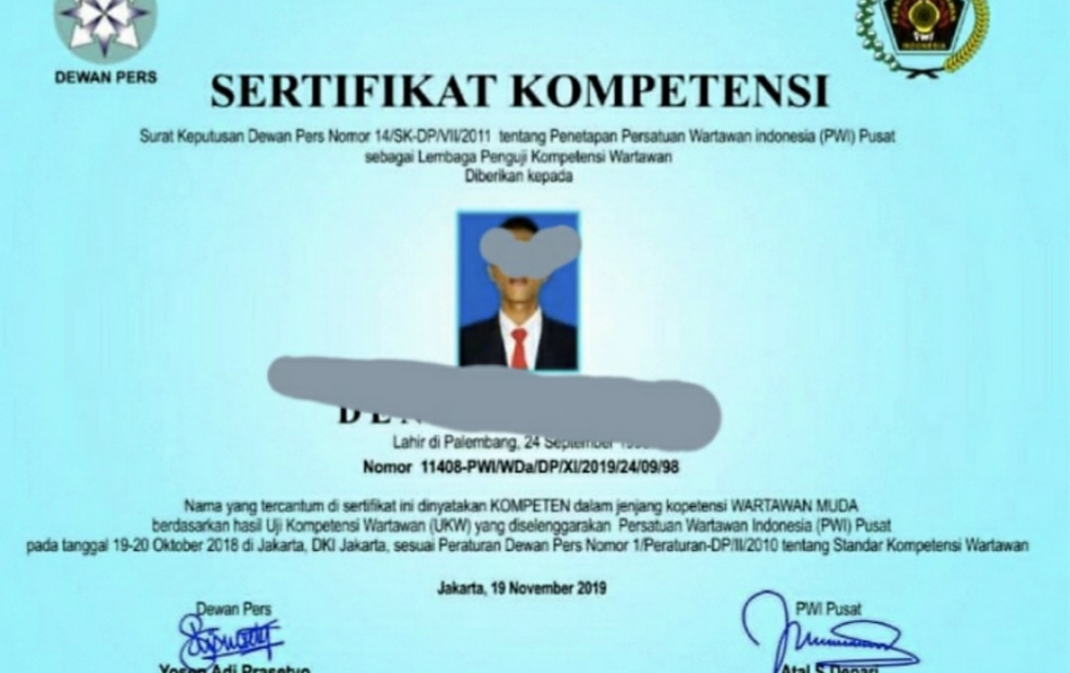 Kacau, Beredar Sertifikat UKW Palsu