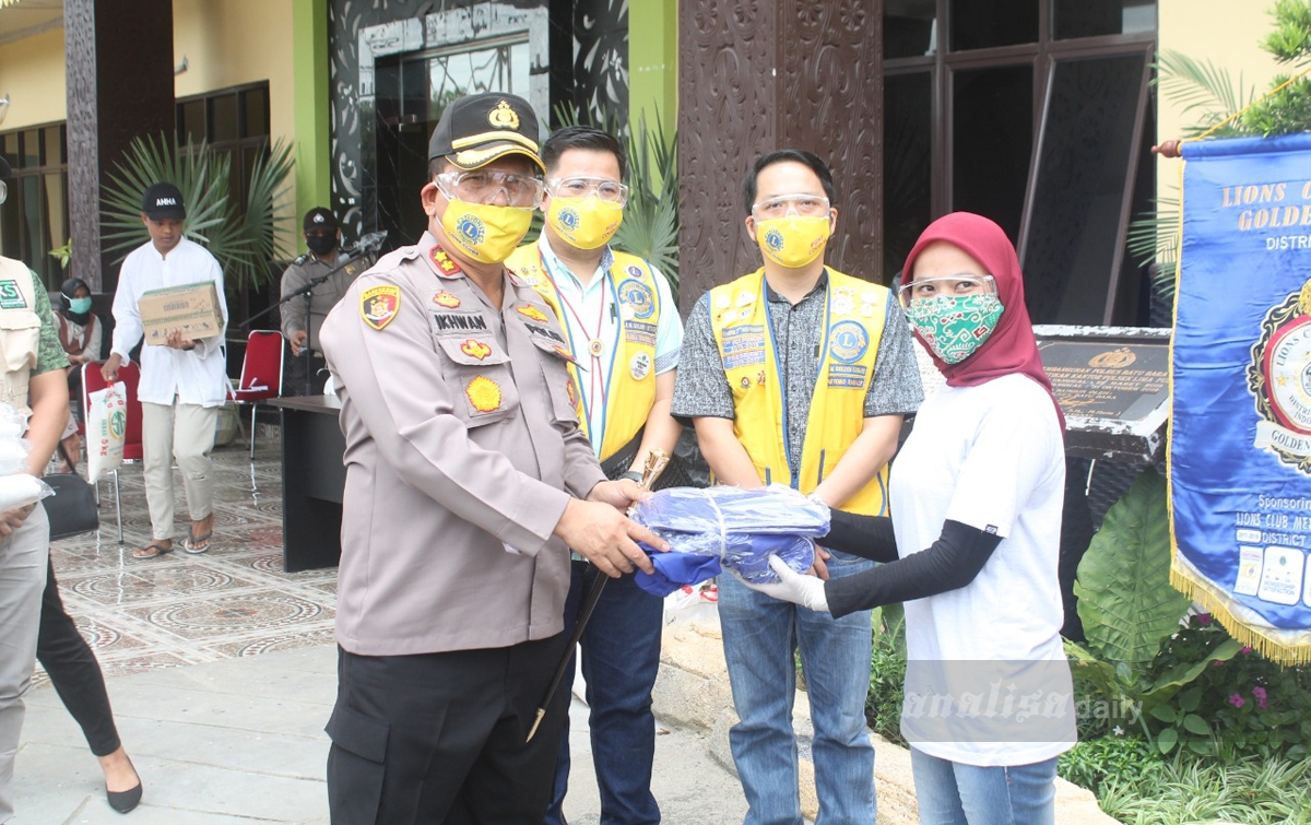 YLCG Estate Medan Serahkan Bantuan APD ke Polres Batu Bara