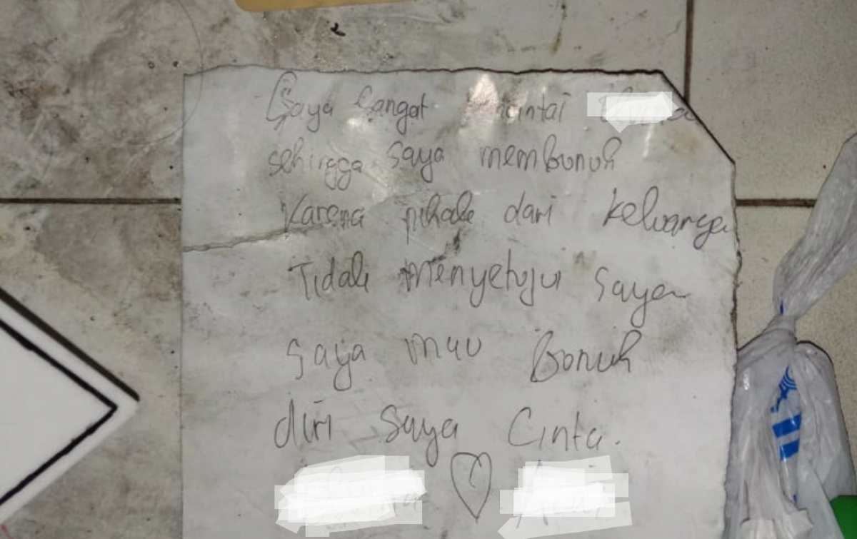 Pembunuhan di Cemara Asri, Polisi Temukan Sepucuk Surat Cinta