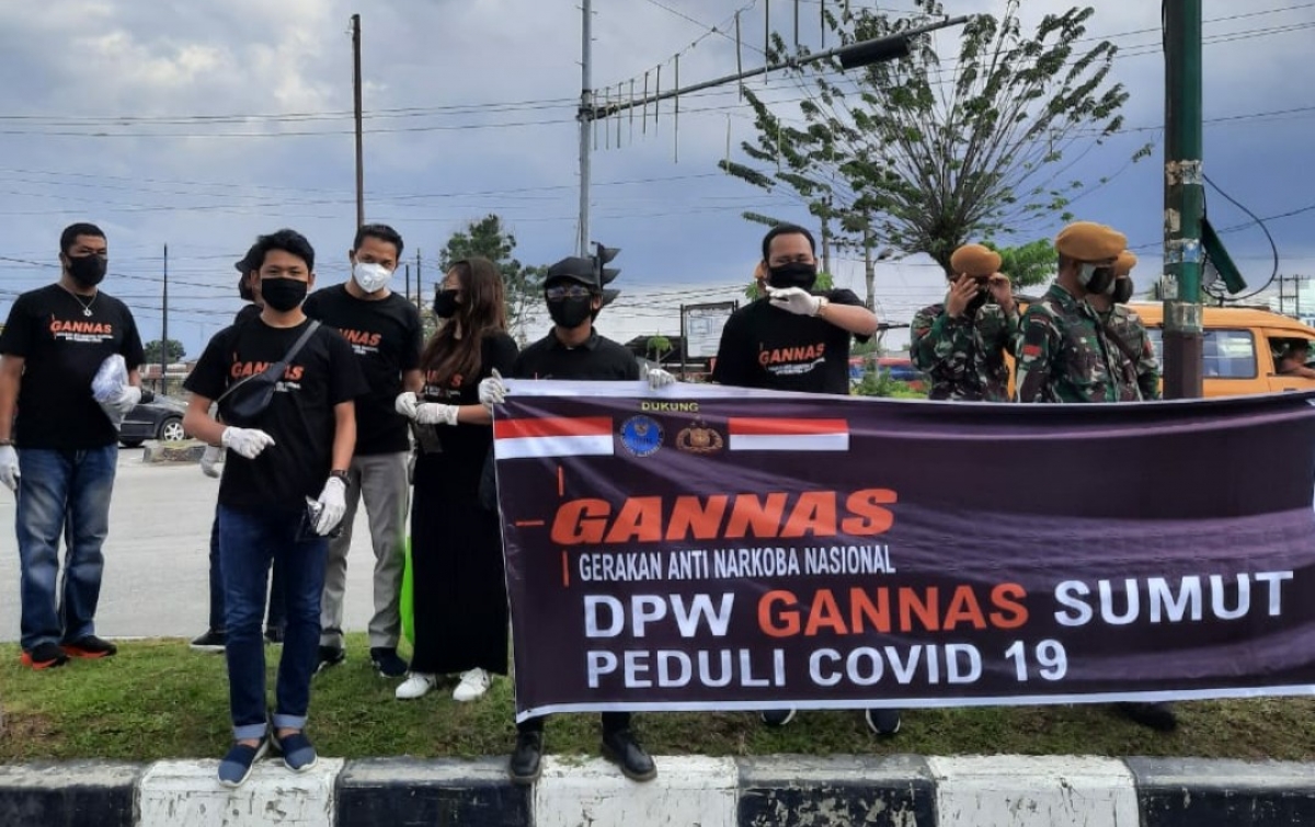 Gannas Sumut Gandeng Yon Arhanud 'Perangi' Covid-19