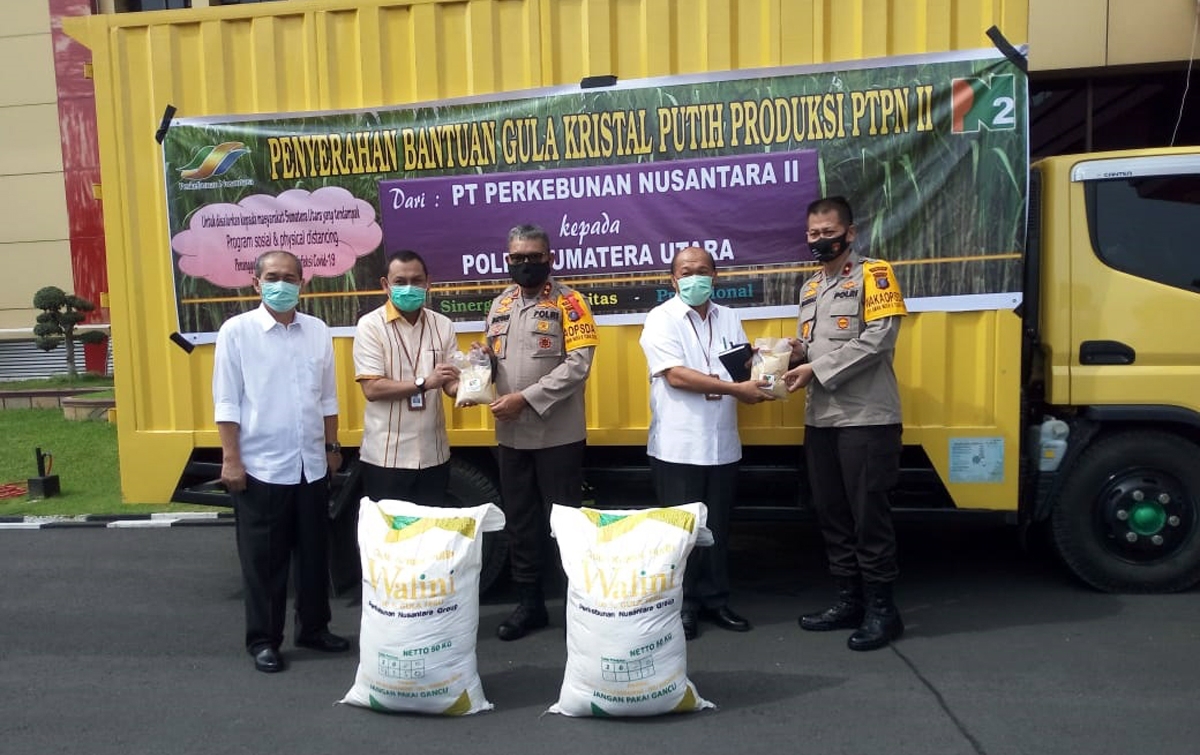 Gula Putih Produksi PTPN2 Dibagikan Kepada Masyarakat