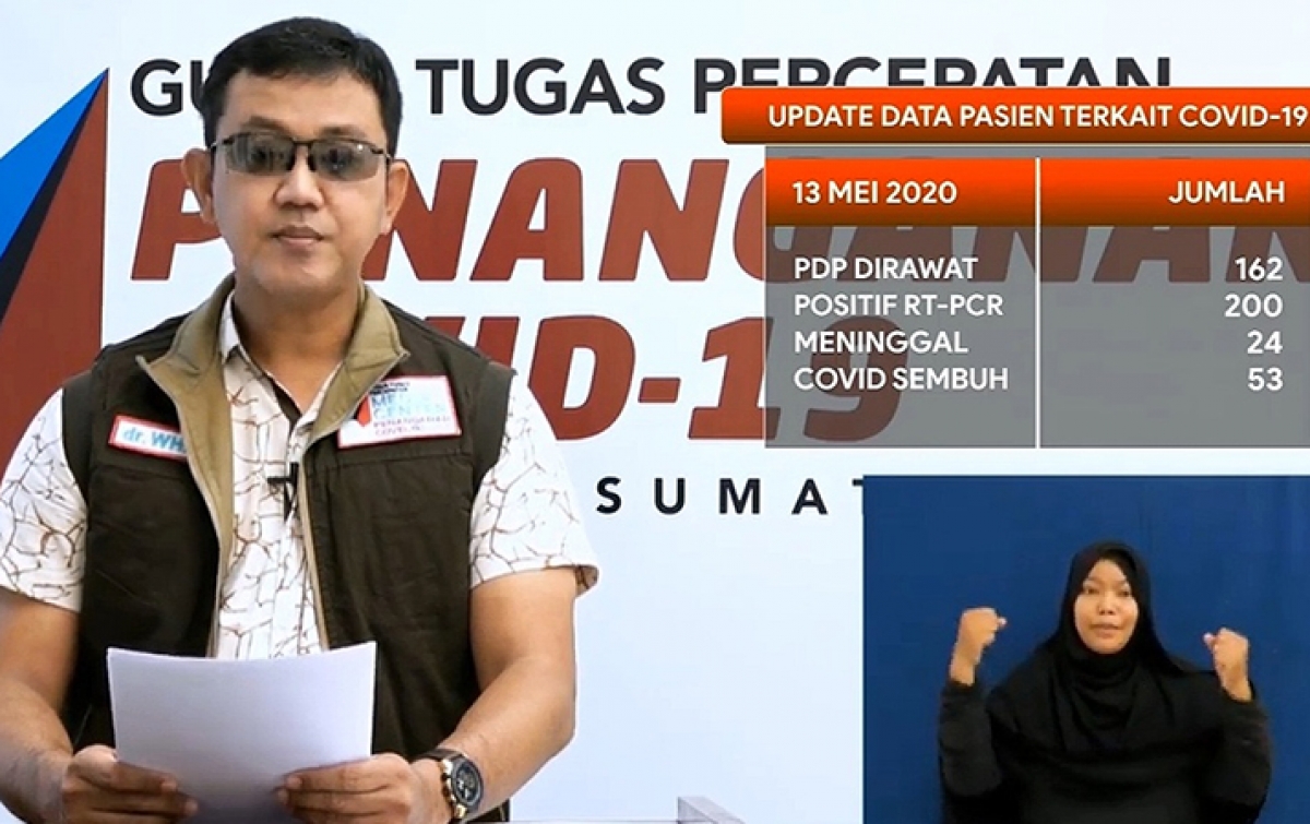Kasus Positif Covid-19 di Sumut Bertambah 2, Total 200 Orang